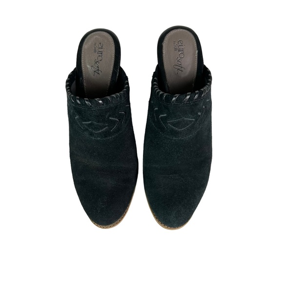 EUROSOFT BY SOFFT SANDY Geometric Embroidery Suede Clog Mule - Picture 2 of 9